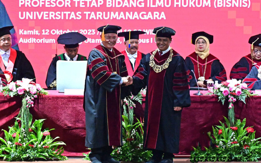 Untar Inaugurates Professor Gunardi Lie, Highlighting Bankruptcy Issues in Indonesian Business Law