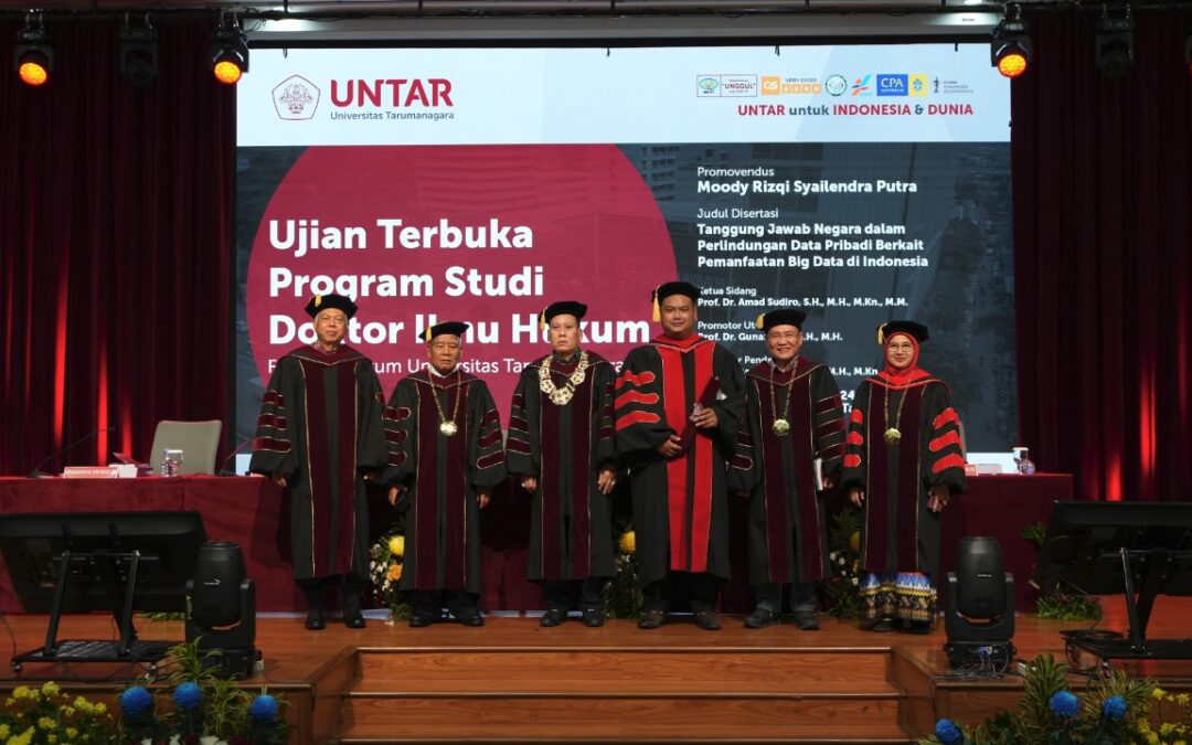 Moody Rizqy Syailendra Putra, Doktor ke-43 Prodi Doktor Hukum Untar