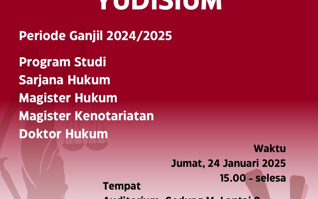 Pengumuman Yudisium Semester Ganjil 2024/2025