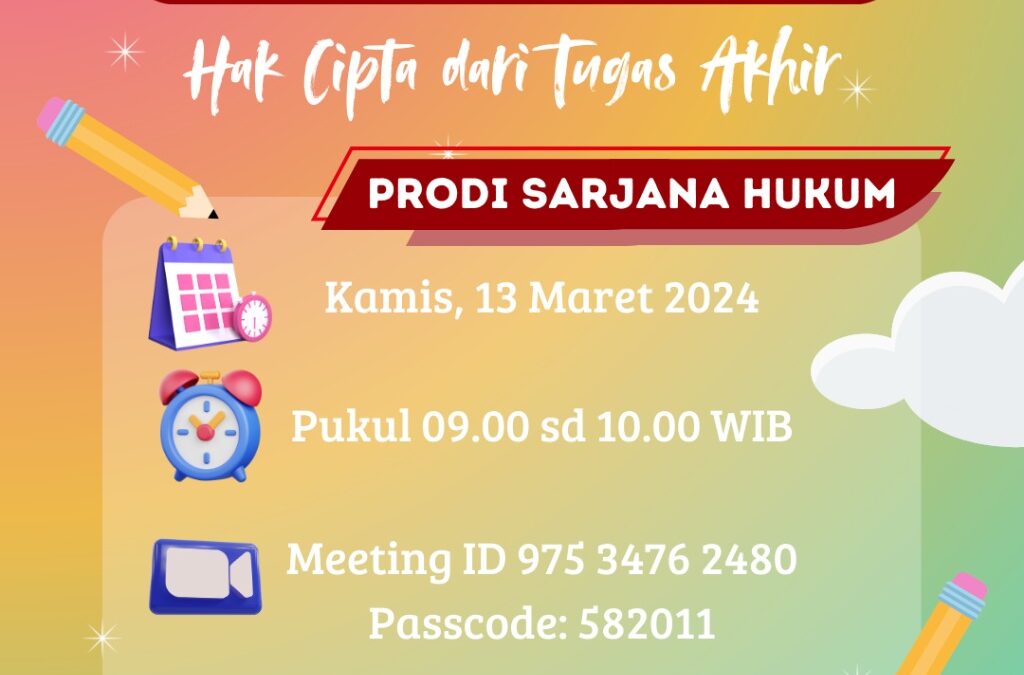 Sosialisasi Pendaftaran Hak Cipta dari Tugas Akhir