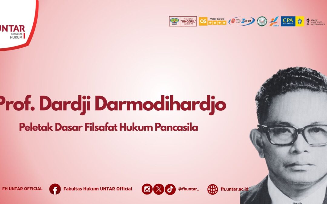 Prof. Dardji Darmodihardjo: Peletak Dasar Filsafat Hukum Pancasila