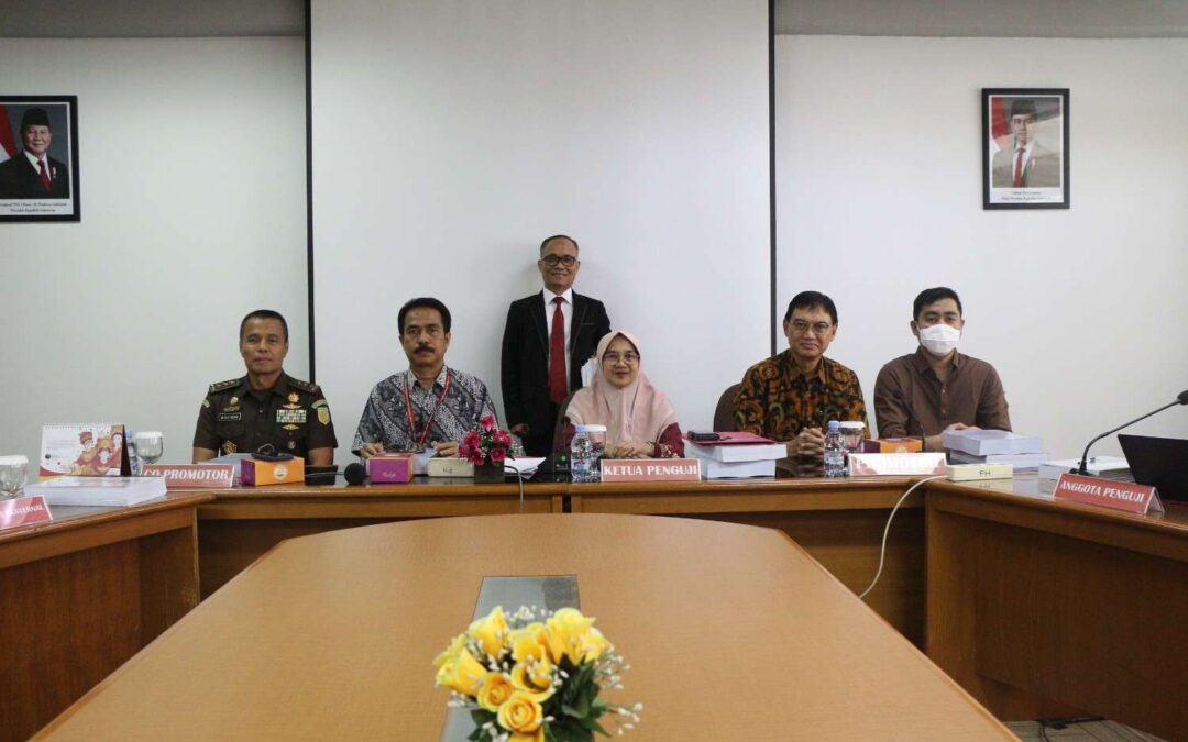 Sidang Tertutup Disertasi Doktor a.n Sapto Handoyo Djarkasih Putro