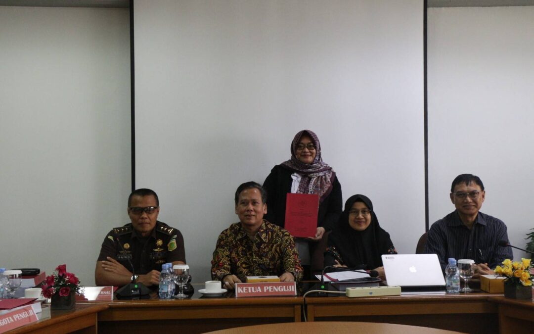 Sidang Tertutup Disertasi Doktor a.n Christine Satia Trisna Kansil