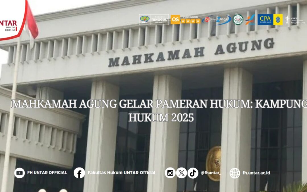 Mahkamah Agung Gelar Pameran Hukum: Kampung Hukum 2025