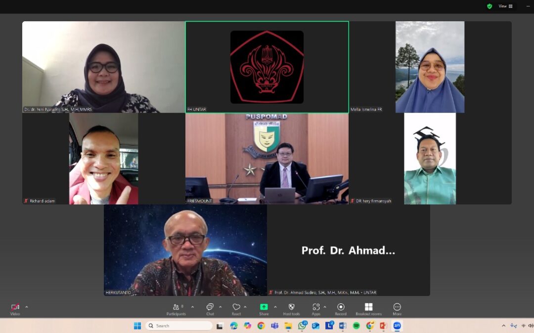 Ujian Proposal Disertasi Doktor Hukum a.n Friesmount