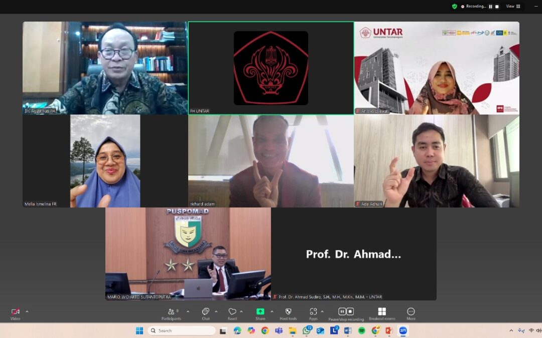 Ujian Proposal Disertasi Doktor Hukum a.n Mario Widiarto Sutantoputra
