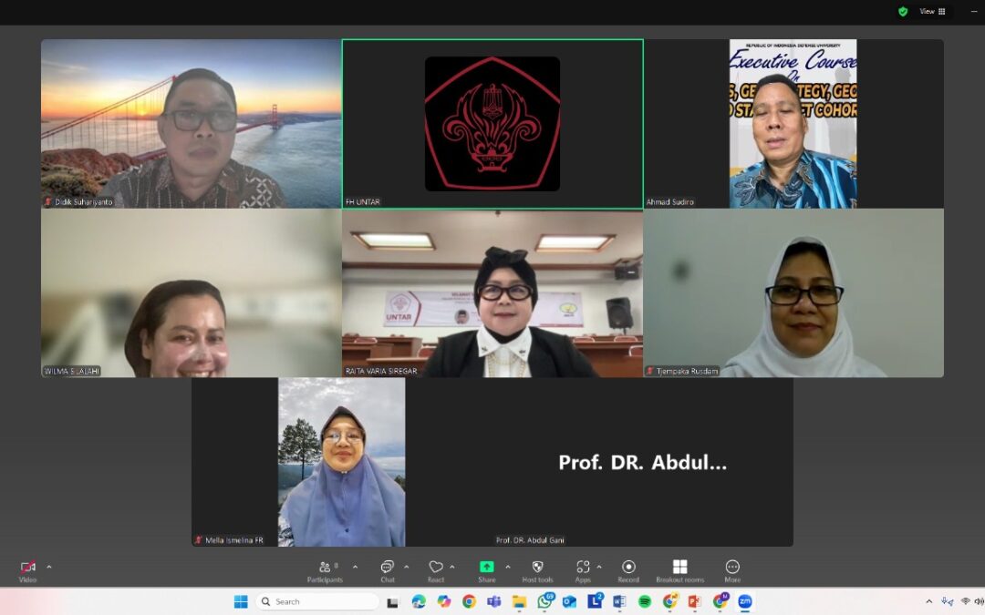 Ujian Seminar Hasil Penelitian-2 Disertasi Doktor Hukum a.n Raita Varia