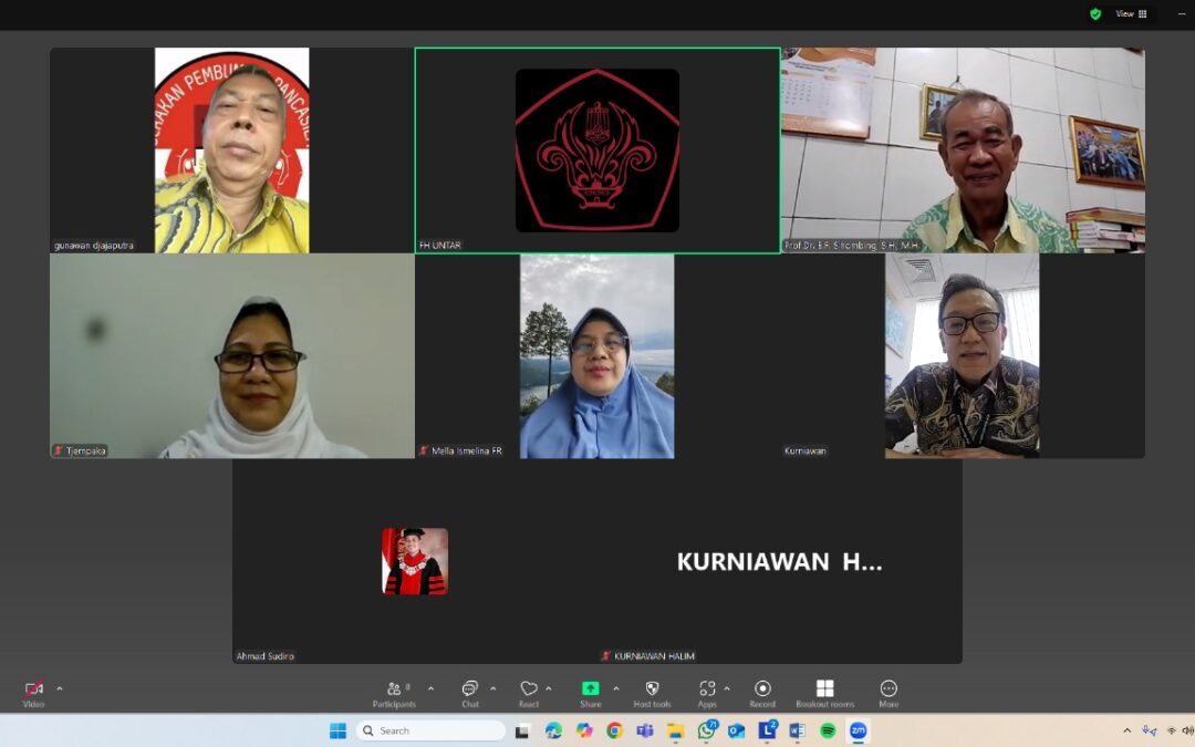 Ujian Seminar Hasil Penelitian-1 Disertasi Doktor Hukum a.n Kurniawan Halim