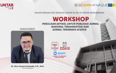 Workshop Penulisan Artikel untuk Publikasi Jurnal Nasional Terakreditasi dan Jurnal Terindeks Scopus