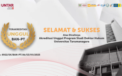 PRODI DOKTOR HUKUM RAIH AKREDITASI UNGGUL DARI BAN-PT