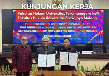 Pimpinan Fh UNtar Melaksanakan Kunjungan Kerja ke Universitas Brawijaya