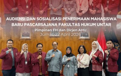 Kunjungan FH UNTAR ke Dirjen AHU dalam Rangka Sosialisasi Pascasarjana