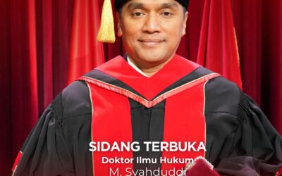 🎓 SIDANG UJIAN TERBUKA DOKTOR ILMU HUKUM 🎓