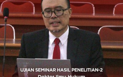 π UJIAN SEMINAR HASIL PENELITIAN-2 DISERTASI DOKTOR HUKUM π