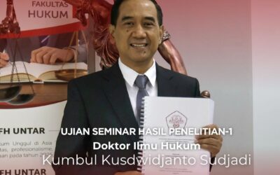 πUJIAN SEMINAR HASIL PENELITIAN-1 DISERTASI DOKTOR HUKUM π