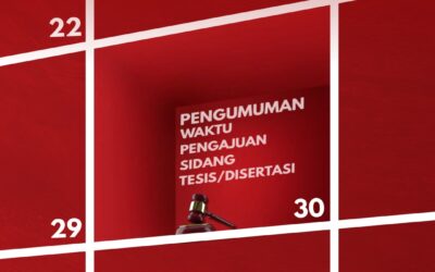 🎓 JADWAL PENGAJUAN SIDANG TESIS & DISERTASI 🎓